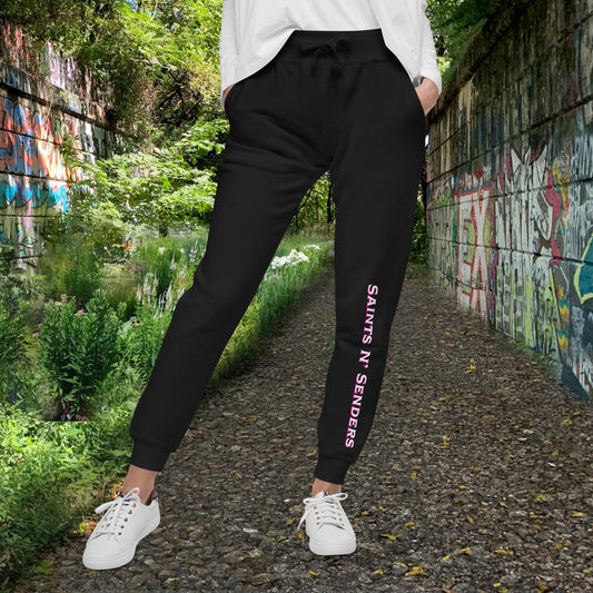 Crested (pink shadow) Unisex Fleece Sweats